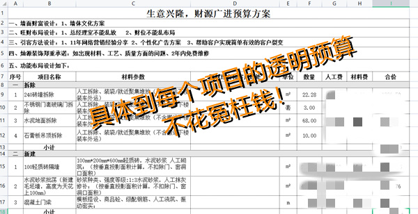 南寧辦公室設計裝修報價清單—燦源裝飾 南寧辦公室設計裝修報價清單—燦源裝飾